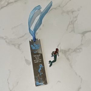 The Little Mermaid Vintage Storybook Pin & Bookmark Set